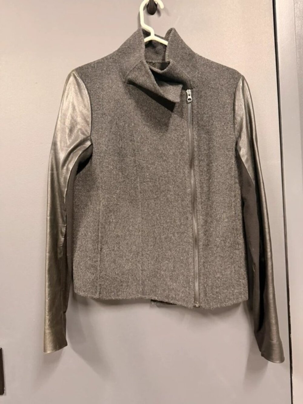 Women’s Vince Jacket Gray Wool Size M